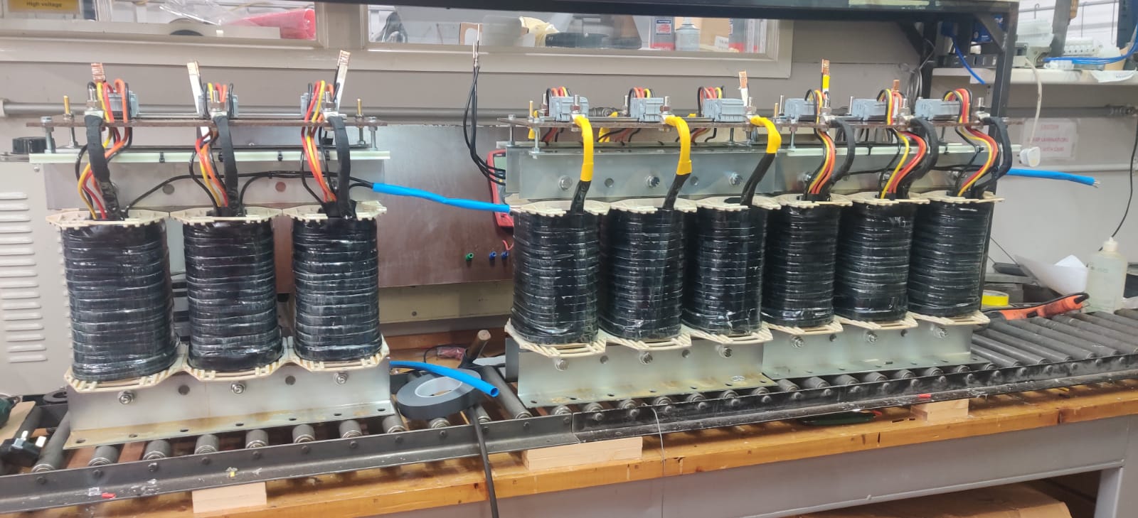 SavaPower units on the assembly bench